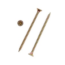 Self -tapping screws universal tundra Krep 4.0x60 mm, yellow zinc, 10 pcs.