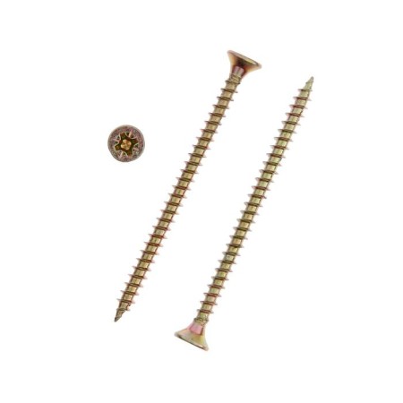 Self -tapping screws universal tundra Krep 4.0x60 mm, yellow zinc, 10 pcs.