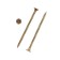 Self -tapping screws universal tundra Krep 4.0x60 mm, yellow zinc, 10 pcs.