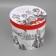 Box Gift round "Happy New Year!", 19.5 x 22 cm, New Year