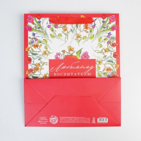 Package Gift Laminated Horizontal, Packaging, “Beloved Educator”, ML 27 x 23 x 11.5 cm-5