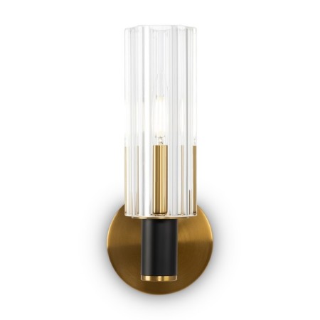 Wall lamp 40W, 1HE14, 24.7x10 cm, brass-1