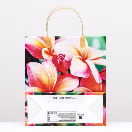 Package "Orange flowers", soft plastic, 26 x 23 cm, 110 μm-1