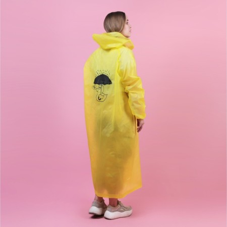 Rawlands adult cloak "Visor - in vain", size 42-48, 60 x 110 cm, yellow color-7