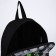 Buscques School Textile "Alien", 38x14x27 cm, black color
