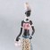 Souvenir Polystone "African with a jug in an outfit under the zebra" 45x13.8x10.5 cm