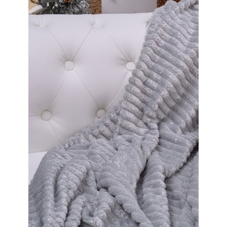 Luxe Grey/Silver blanket, size 150x200 cm-5