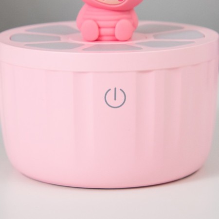 Table lamp "Mini Beetle" LED 3 modes 6.4W USB pink 10x10x37.5 cm Risalux-10