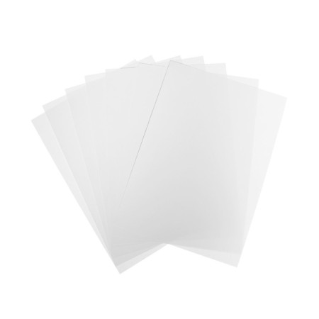 Cardboard white double-sided A4, 7 sheets of multi-bullets, snow-white, shaky-1