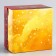 New Year. Box under the bento-port with a window “Believe in miracles”, 15.5 x 15.5 x 10 cm