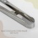Scissors for cutting threads Premium, steel, 10.8 cm, silver color