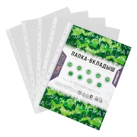 A4, 40 microns, calligrata, matte, vertical, 100 pieces-1
