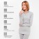 Women's thermal underwear (longshit, leggings) minku color gray melange, size 42