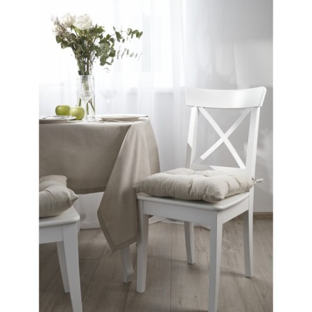 Pillow on the chair Beige, size 40x40 cm-2