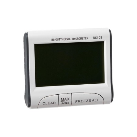 Thermometer Luazon LTR-15, electronic, 2 temperature sensors, humidity sensor, white-3