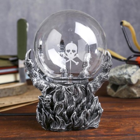 Plasmic ball Polystone "Hand from the dungeon" 20x17x11 cm-1