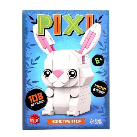 Constructor Pixi, bunny, 108 parts-2