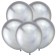 Shar Latex 18 "Mirror balls", chrome silver, set 25 pcs.