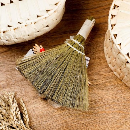 Amulet "Money", on a broom, mix-10