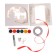 Set for creativity 3D picture - nightlight "Snowman"