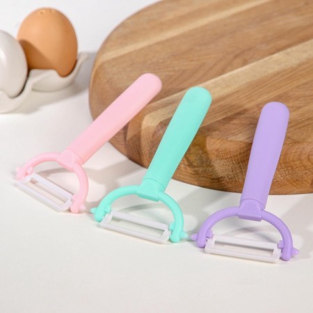 Vegetable cleaning ceramic shade "Italy", 13 cm, color mix-10