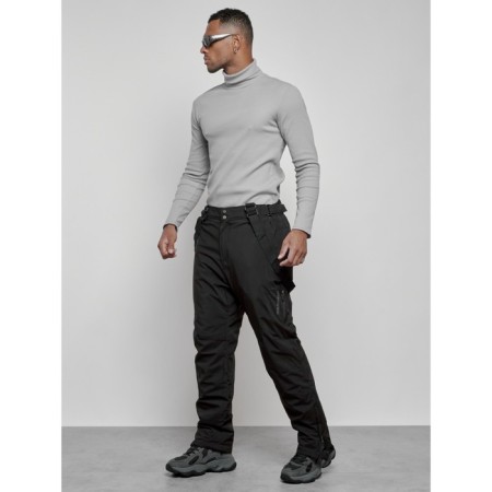 Semi -combinezone ski insulated male winter, size 52, black color-5