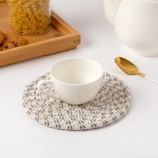 Napkin Decorative shade central bun, 18*18 cm, 100% cotton