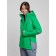 Ski jacket female winter, size 44, green color