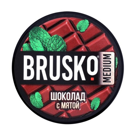 Brusko Called Nicotine Mixta "Chocolate with Mint", 50 g, Medium-1