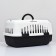 Carriage for animals, black and white