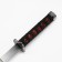 Souvenir weapon "Katana", a red floral pattern on the scabbard, 70 cm