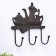 Decorative metal hooks "tea drink" 18x20x5.5 cm