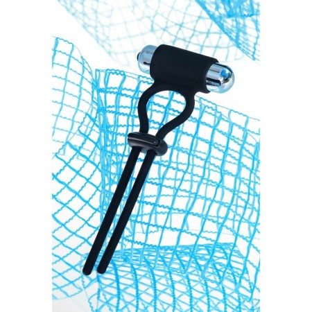 Lasso for penis A-Toys By Toyfa Jat, silicone, black, 14 cm-8