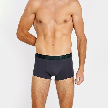 Set of men's panties boxers (2 pcs), graphite/black color, size 52 (xl)-1