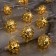 Garland “thread” 4 m with nozzles “ball with ornament”, ip20, transparent thread, 20 LED, glow warm white, 8 modes, 220 V