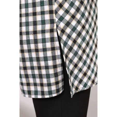 Women's tunic, size 50, green color-10