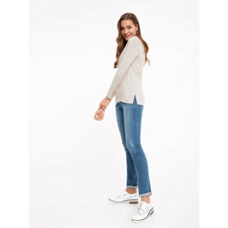 Jumper Female Conte Elegant, Size L, Beige Color-1