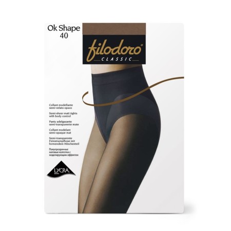 Women's tights Filodoro Ok Shape, 40 Den, size 3, GLace color-1