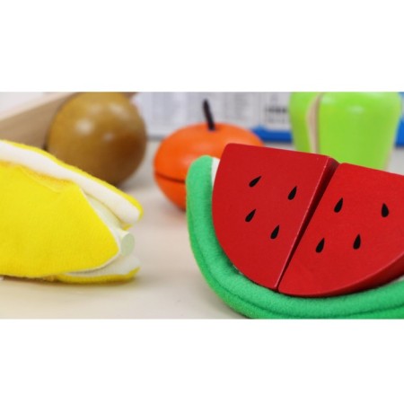 Game set "Fruit for cleaning and cutting", 5 pieces-4