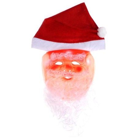 Latex mask "Santa Claus with a cap", small