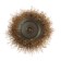 Metal brush for a tundra drill, with a hairpin, "cup", 75 mm