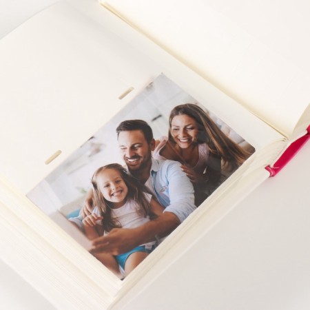 Photo album for 200 photos "White-pink" 10x15 cm-5
