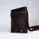 Men's bag over the shoulder, Textura, artificial leather, brown color