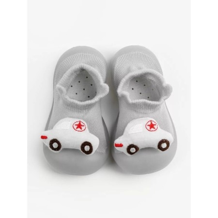 Botins-knees children's first step car with a breathing sole, size 24, color gray-5
