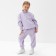 Children's costume (sweatshirt, trousers) minku lilac color, height 104
