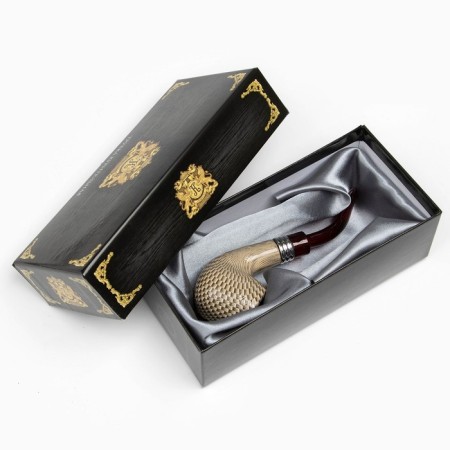 Tobacco smoking pipe "Commander", classic, L-14 cm-4