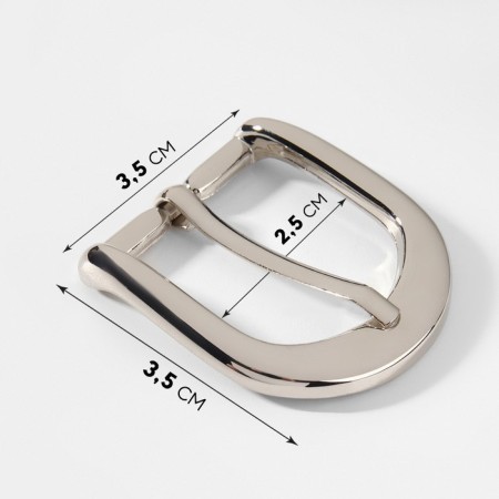 A belt buckle, 3.5 × 3.5 cm, 25 mm, silver color-2