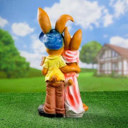 Garden figure "Bunnies" 11x23x48cm-5