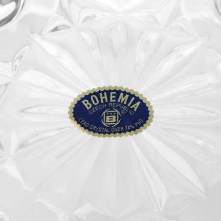 Crystal salad bowl on the legs Pinwheel, D = 12 cm-4