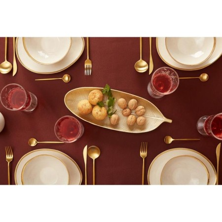The tablecloth "Ethel" Cozy 150*220 +/- 3cm, ts. chocolate, pl. 192 g/m2, hl with VGMO-6